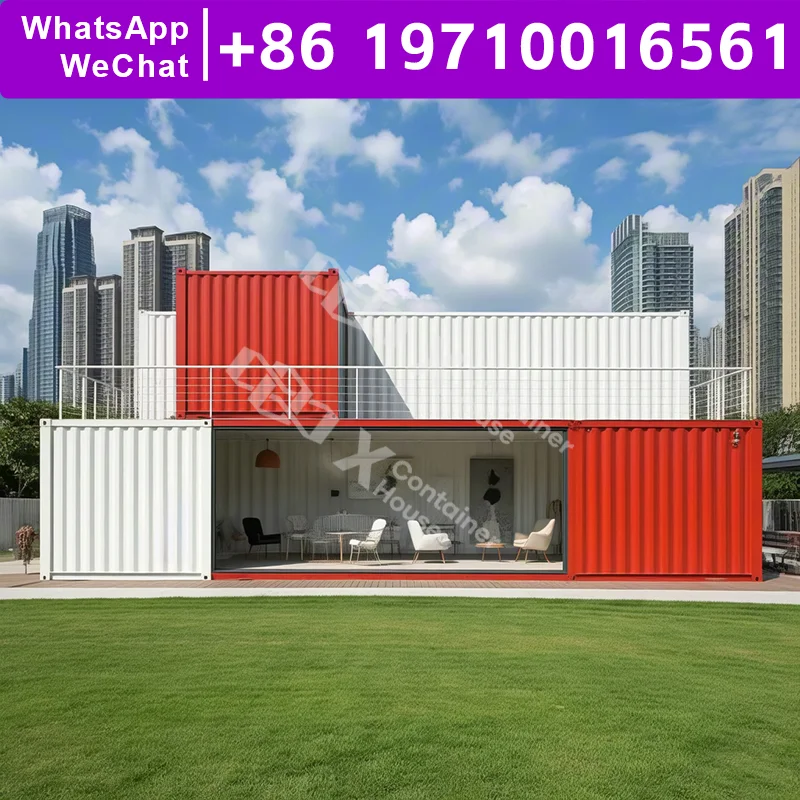 

Factory Prefab Modular Kit Flat Pack House Tiny Home Container House Budget Friendly Rapid Assembly Compact Living Scheme Mobile