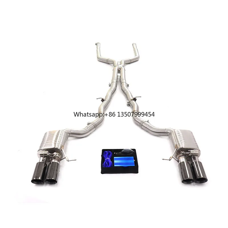 

New Design Stainless Steel Car Exhaust Muffler Valve Catback for 550i F10 N63 with High Quality Auto Turning Pipe Parts