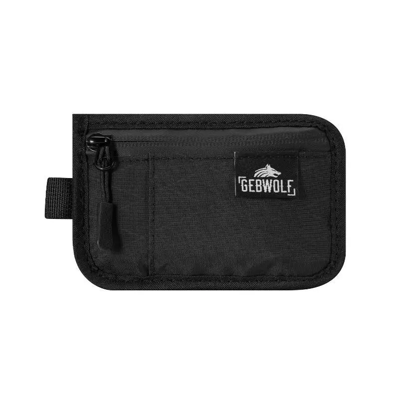 RFID-blockierende Tasche, minimalistisches verstecktes Reiseportemonnaie für Karten und Bargeld, schlankes, taschendiebstahlsicheres Design – Detail 3