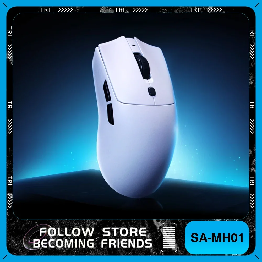 RAWM SA-MH01 mouse PAW3395 Computer Peripherals Nordic52840 Wireless game esports mouse three mode Lightweight Long battery life