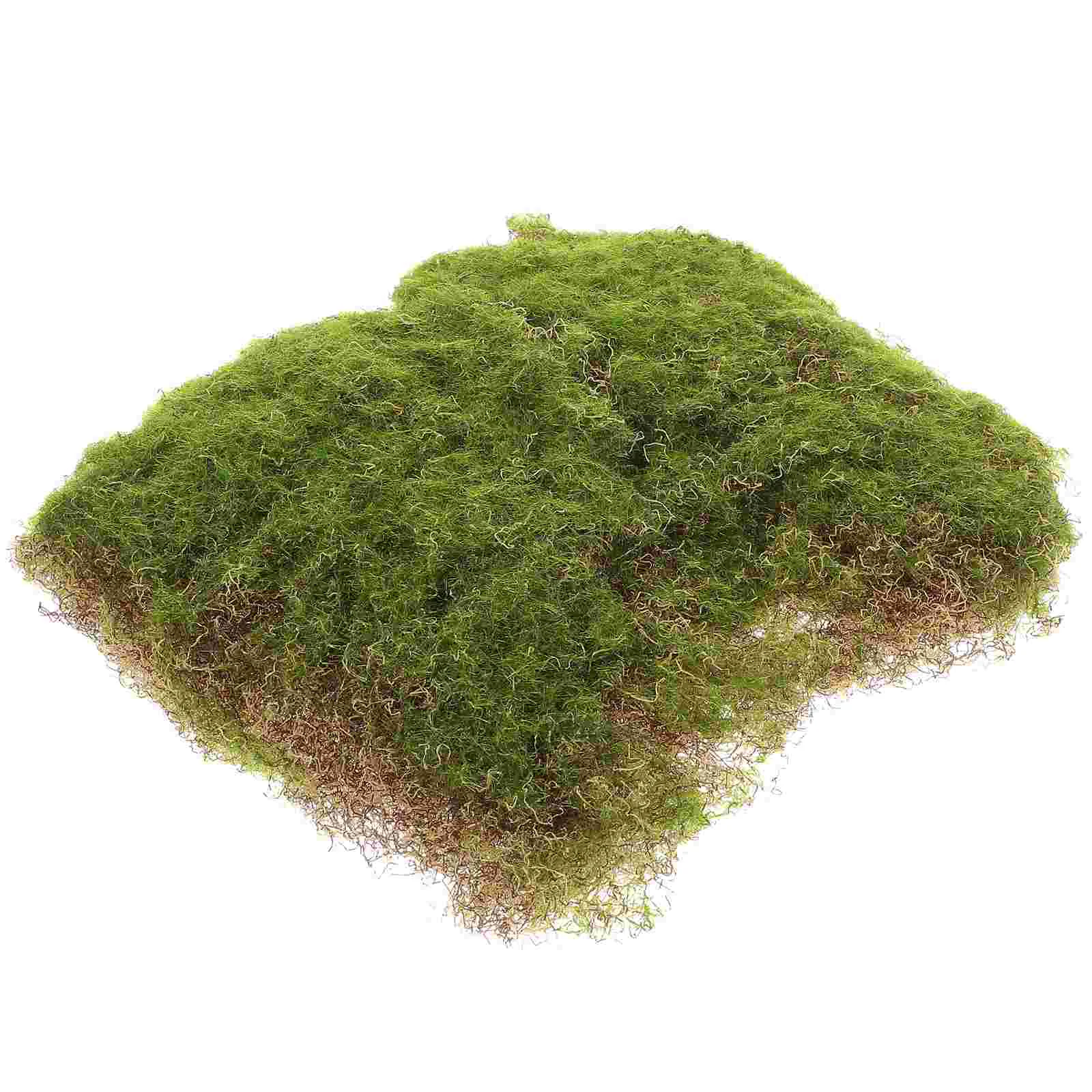 

Simulated Moss Block Fake Turf Grass Micro Landscape Artificial Pad Decoration Lawn Accessory Plants Indoor