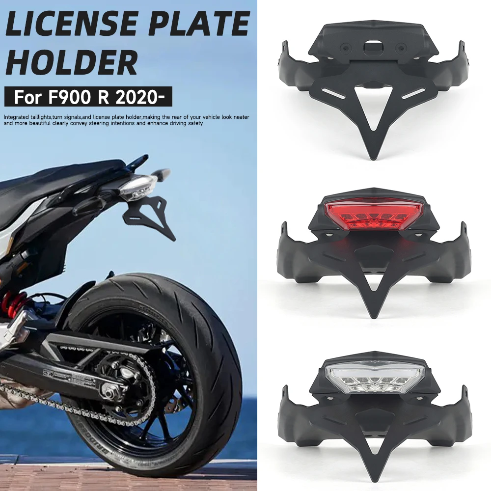 

For BMW F900 R F900R 2020- Motorcycle Rear Short Tail Tidy Integrated Light Frame License Plate Holder Rack Tail Frame Bracket