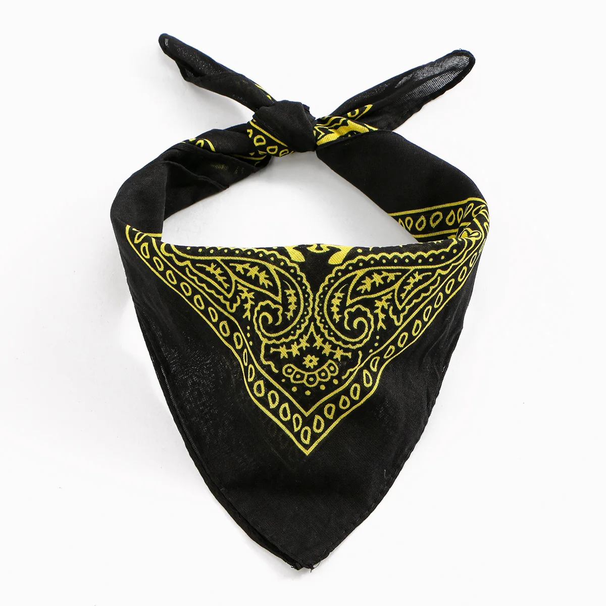 أسود الهيب هوب باندانا منديل للجنسين رباط شعر وشاح للرقبة بيزلي أغطية الرأس المعصم Hairwrap أوشحة مربعة طباعة منديل