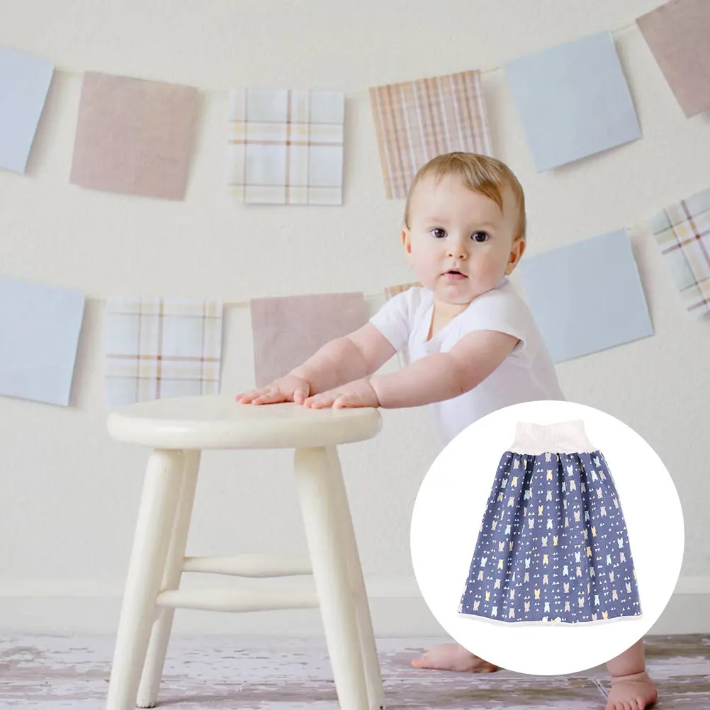 

1Pcs Leakproof Baby Training Pants Waterproof High Waist Cloth Diaper Skirts Breathable Cotton Baby Underwear Leak Protection