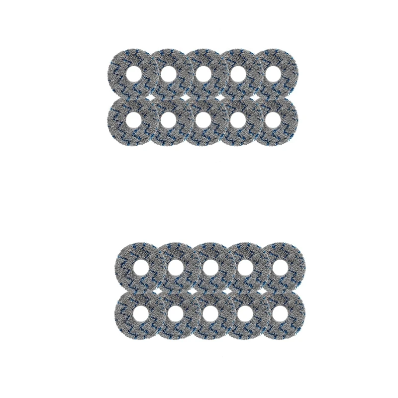 

X16A 2025 NEW-20PCS Mopping Pads Washable Reusable For Ecovacs Deebot T10 OMNI/T10 Turbo/X1 Omni/X1 Turbor