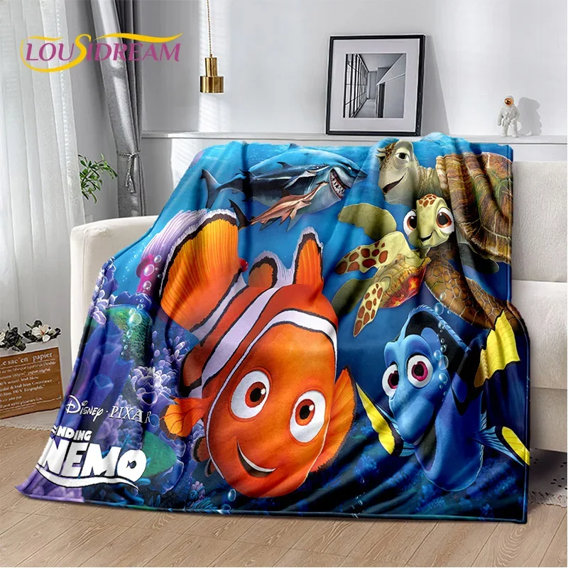 29 Style Cute Finding Nemo Cartoon Sea World Blanket,Flannel Soft Throw Blanket for Home Bedroom Bed Sofa Picnic Office Kid Gift