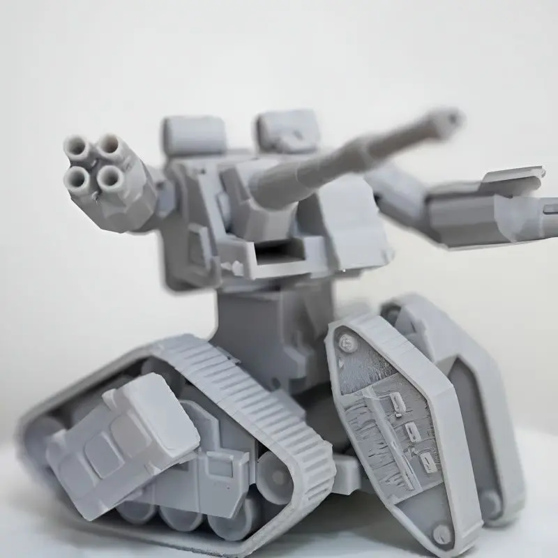 Modèle statique militaire de collection de haute précision imprimé en 3D RTX-440 Assault Guntank 1:144, science-fiction, décoration de bureau, cadeaux pour les amateurs