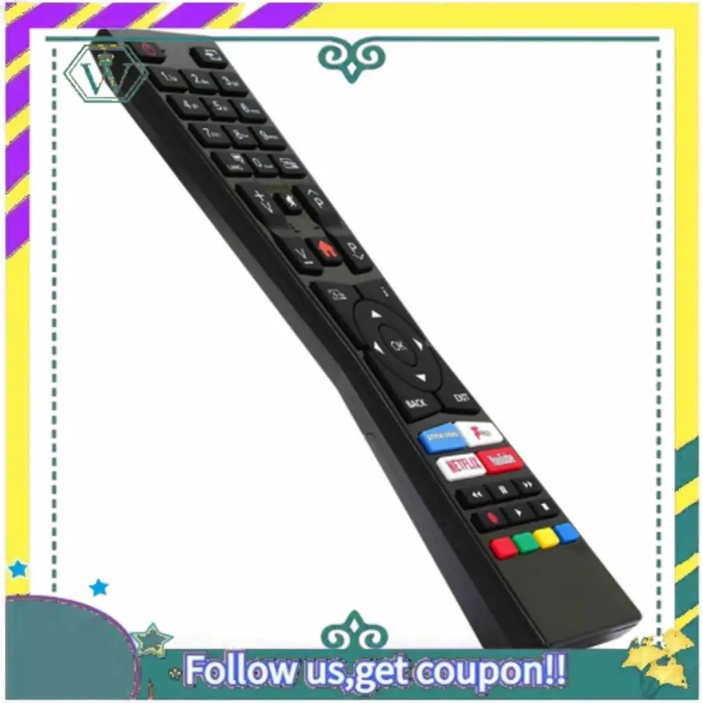 

NEW Rm-C3338 Replacemen For Jvc Smart Led Tv Remote Control For Lt24c680 Lt-24C680 With Prime Video Youtube Netflix Fplay