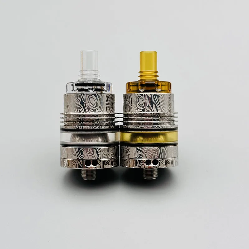 DSX Monarchy OST المدرسة القديمة F-Dama MTL RTA Is Atomizer 316SS 22mm أعلى ملء ملف واحد مع 4 قطع دبابيس الهواء 1.0، 1.2، 1.5، 1.8 مم