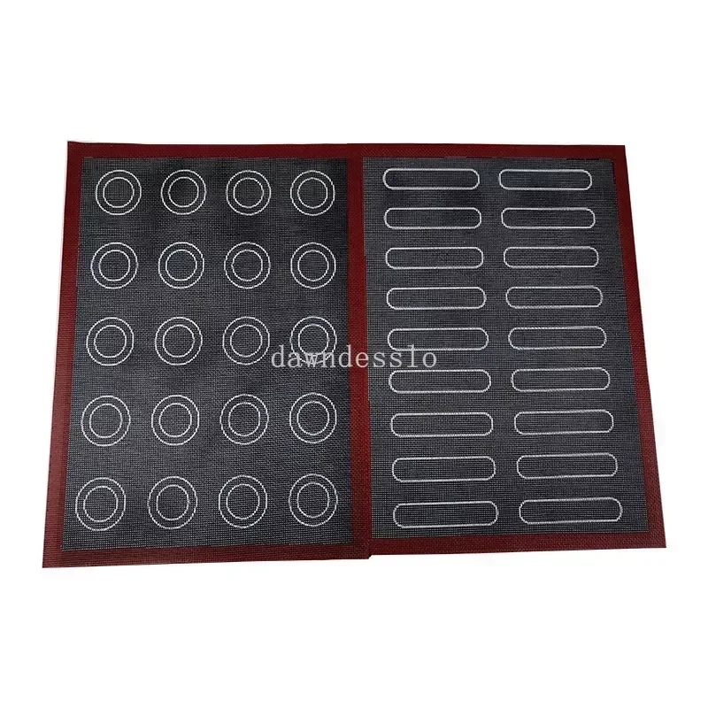 Geperforeerde Siliconen Bakken Mat Non-stick Oven Sheet Liner Bakkerij Gereedschap Gebak Macaron Pad Voor Cookies Keuken Bakvormen Accessoire