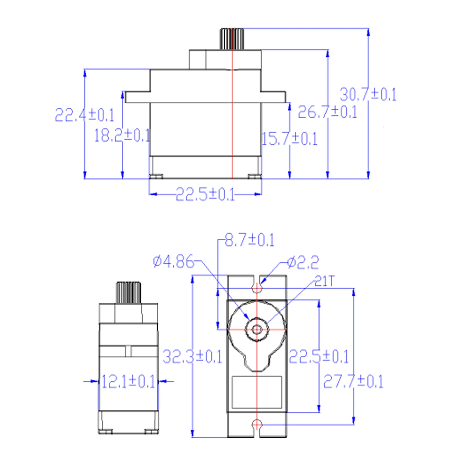 1/2/4/10 قطعة Feetech FS90MG 2.2 كجم 9 جرام أجهزة رقمية ميتال جير مايكرو محرك معزز 4.8-6 فولت 180 درجة ل 450 هليكوبتر روبوت RC سيارة