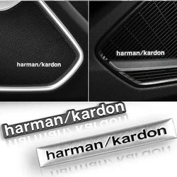 Harman Kardon Badge aluminum 3D car audio stickers For mercedes benz kia sportage cooper volkswagen Mitsubishis Cadillac focus