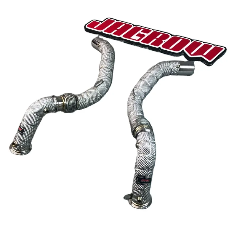 

Customized 304 Stainless Steel Exhaust Downpipe For BMW M5 F90 Downpipe And Mid Pipe