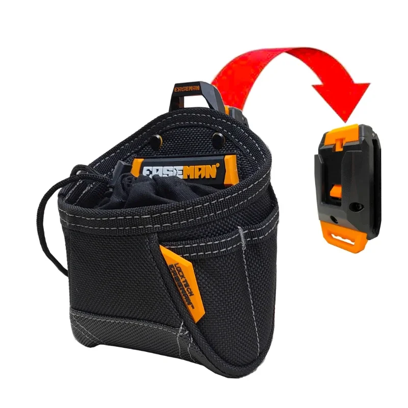 Imagem -02 - Portátil Multifuncional Cintura Tool Bolsa Acessórios de Armazenamento de Hardware Eletricista Profissional Reforçado Organizador Bolsas