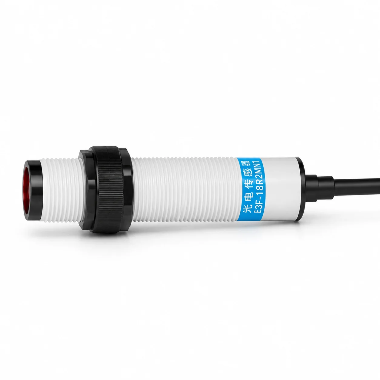 GTRIC Photoelectric Sensor Diffuse Reflection Type 10-30V Three Wire NPN PNP 90-250VAC Reflector Photoelectric Switch
