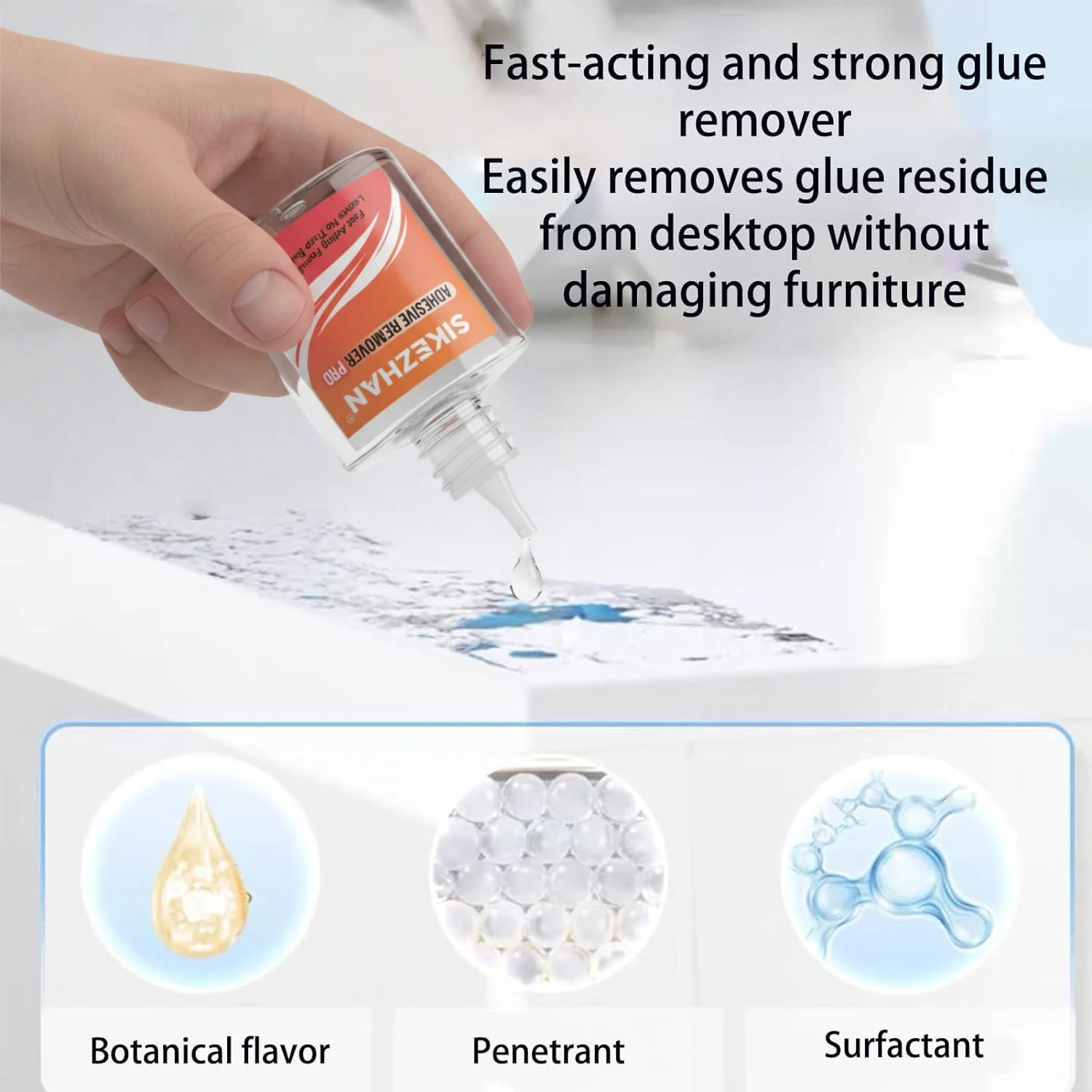 Professional Strength Adhesive Remover - Rapidly Dissolves Glue, Stickers & Decals from Cars & Glass | Leaves No Residue