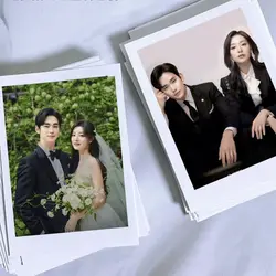 Juego de cartas Lomo de la reina de las lágrimas, set de 50 unidades, regalo de cumpleaños para pareja de 3 pulgadas, Kim Soo Hyun, Kim Ji Won