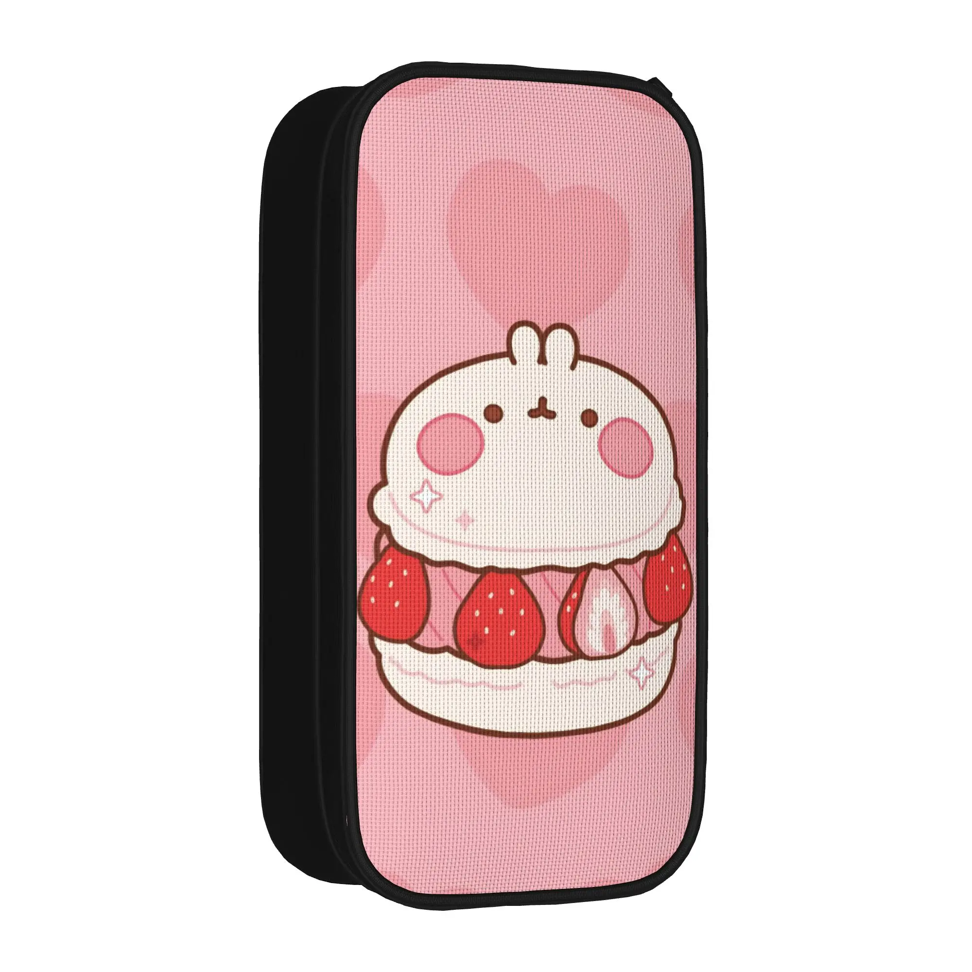 Cartoon M-Molangs Pencil Cases  Pen Holder Bag Girl Boy Big Capacity Office Gift Pencil Pouch