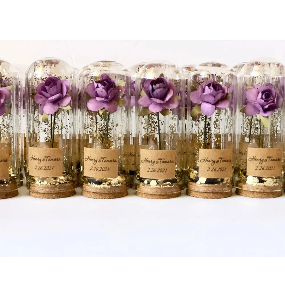 

15pcs Wedding favors for guests, Wedding favors, Favors, Dome, Glass dome, Cloche dome, Custom favors, Beauty and the Beast, Par