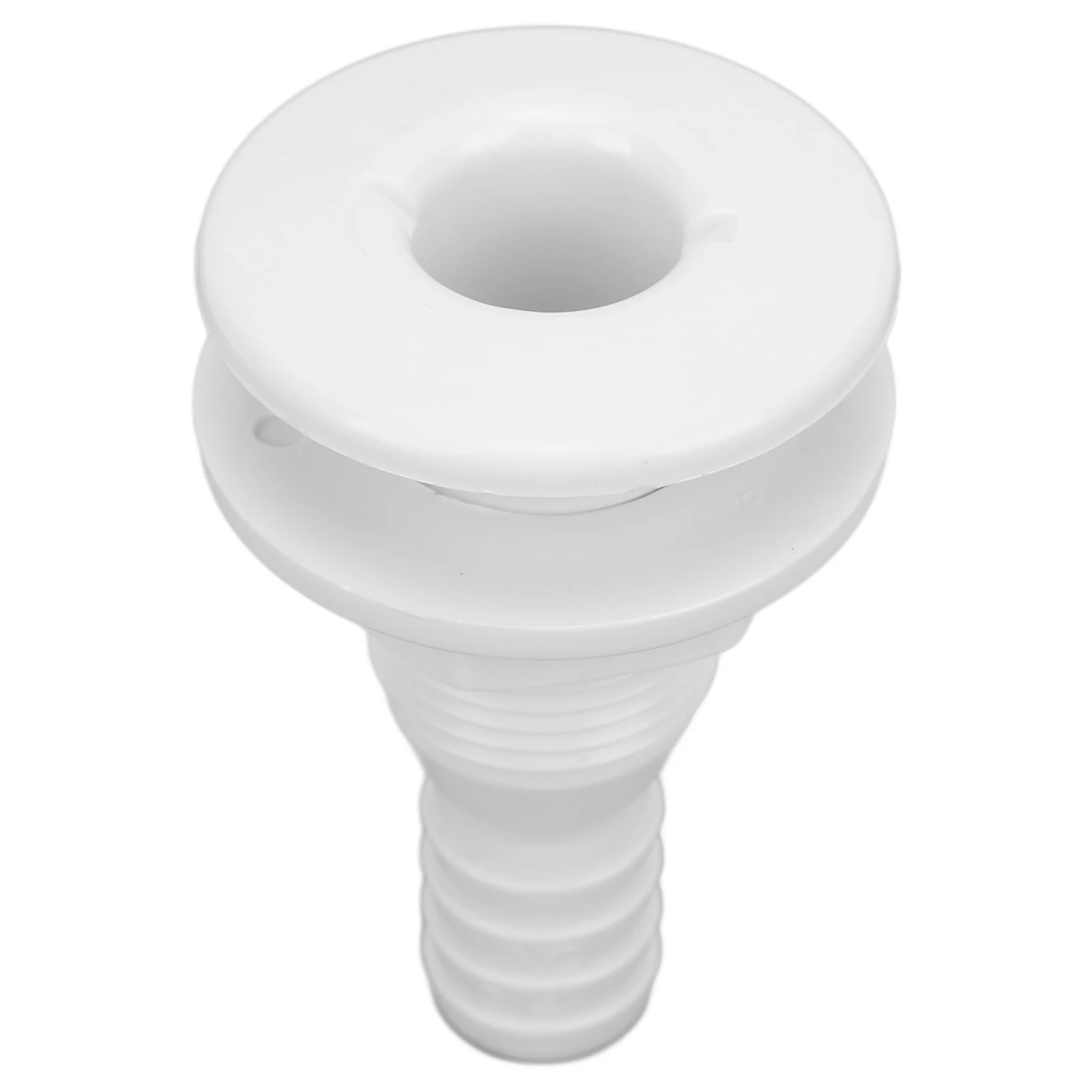 

Through Hull Fitting Boat Through Hull Connector 3/4in ABS Plastic Hose Coupling Drain Outlet Accessory