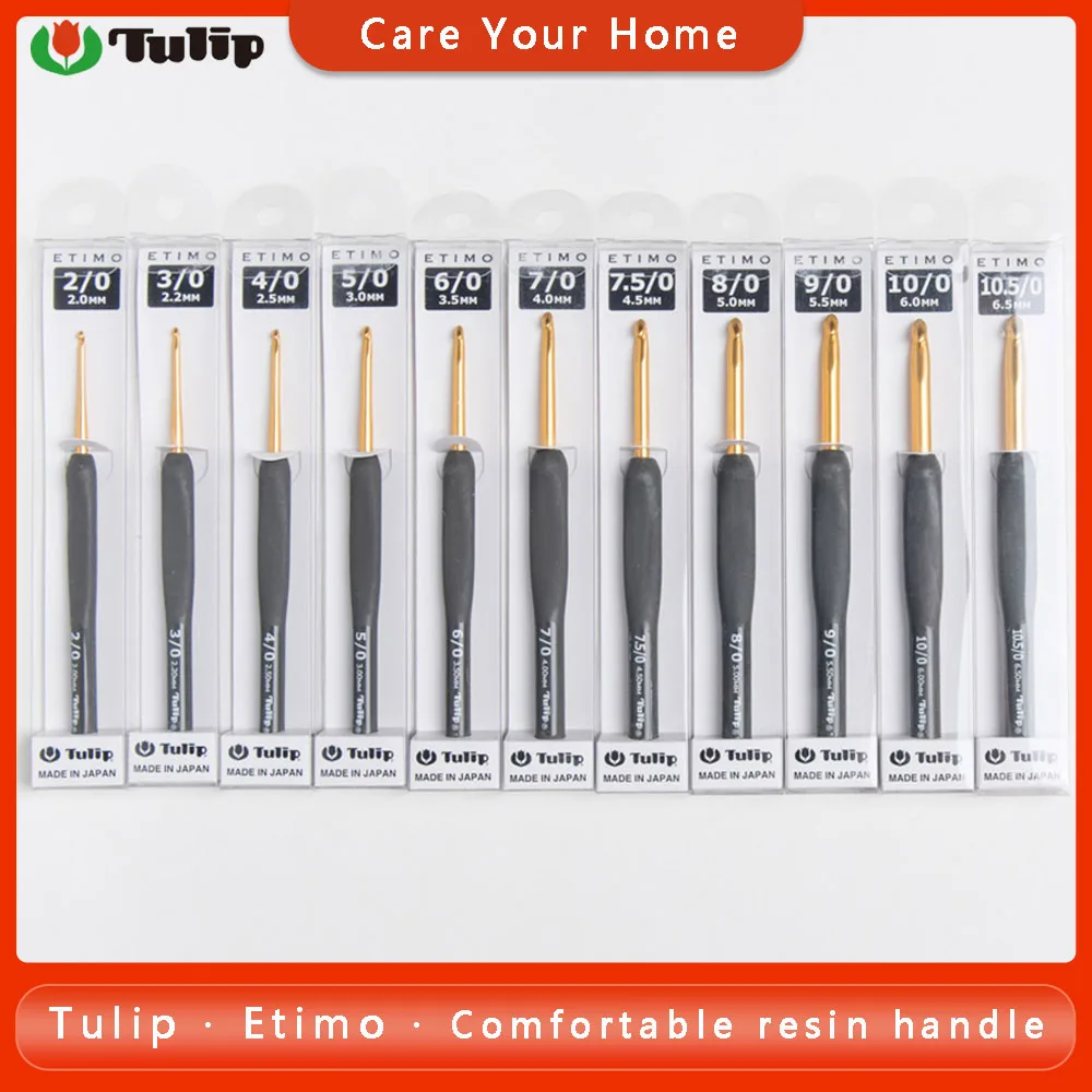 1Piece Tulip Etimo Crochet Hooks Tulip Crochet Needles Knitting Hooks Sweater Yarn Crochet From Japan