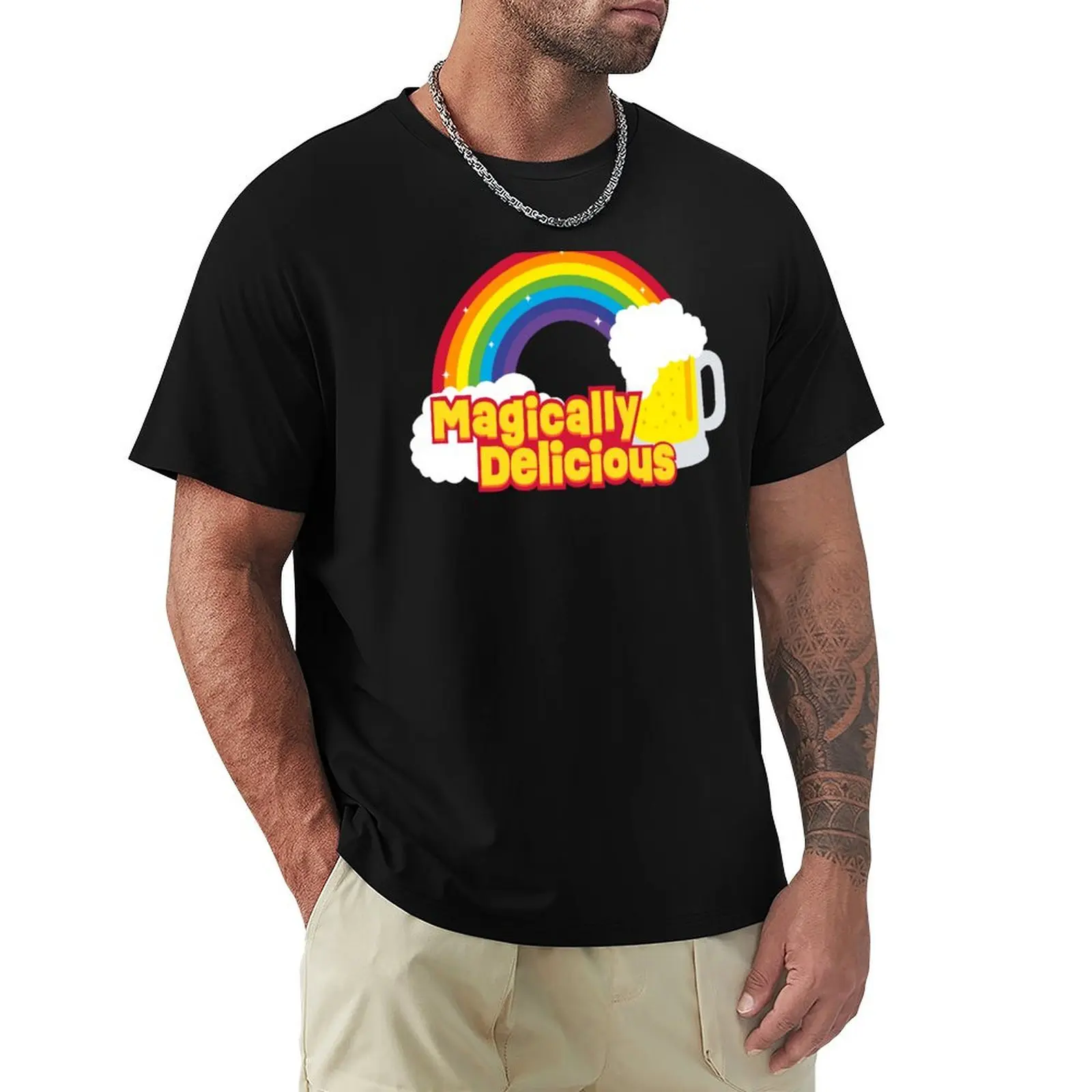 Magically Delicious T-Shirt Basic Solid Tee for Daily Use