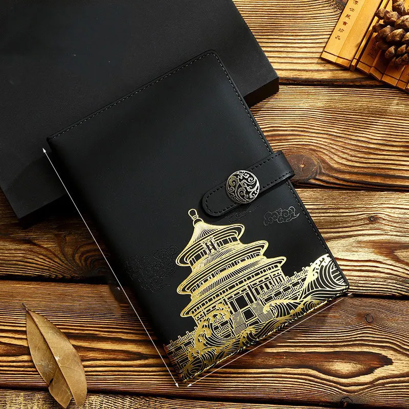 2025customized.Factory Custom Pu Leather Notebook Company set and School Awards NK245018