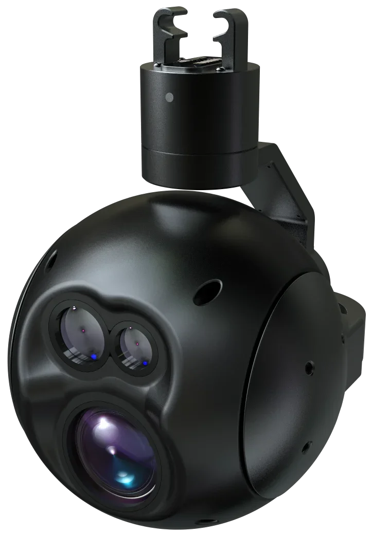 Câmera com zoom óptico 30x, câmera com telêmetro a laser 1600m