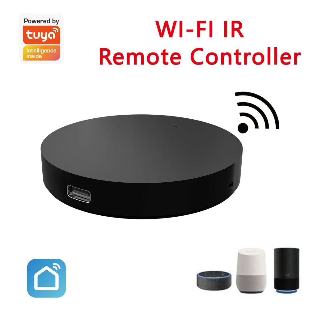 

TUYA Smart IR Remote Control Smart WiFi Universal Infrared for smart home Control for TV DVD AUD AC Works with Alexa Google Home