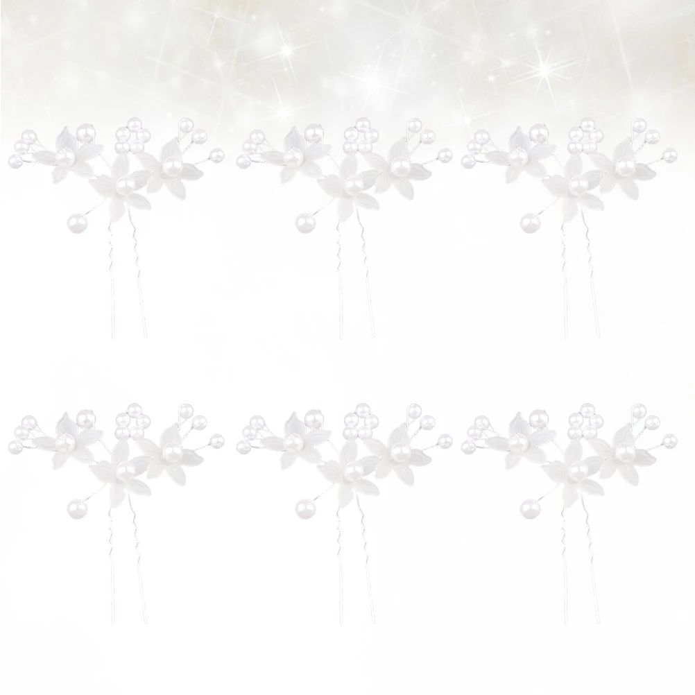 

12pcs Pearl Hair Stick Elegant Bridal Hairclip Wedding Party Hairpin For Women Durable Shining Fashion Accessory Hair