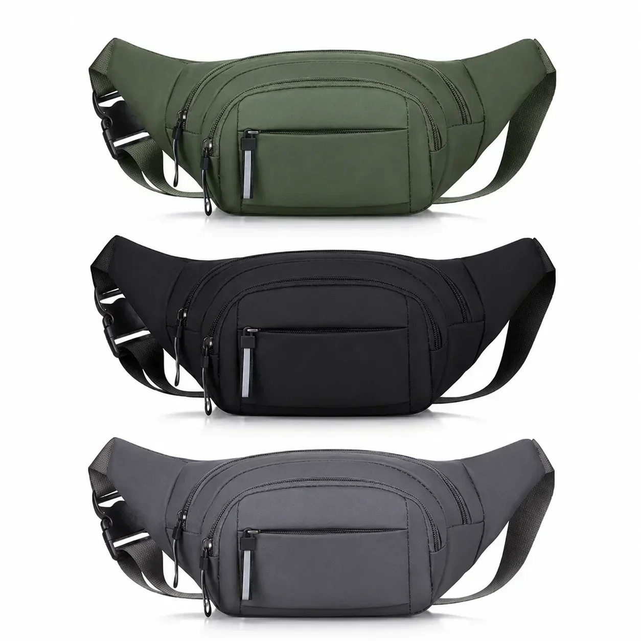 Waterproof Men's Crossbody Shoulder Bag, Lightweight Nylon Sling Chest Bag for Travel Work Outdoor