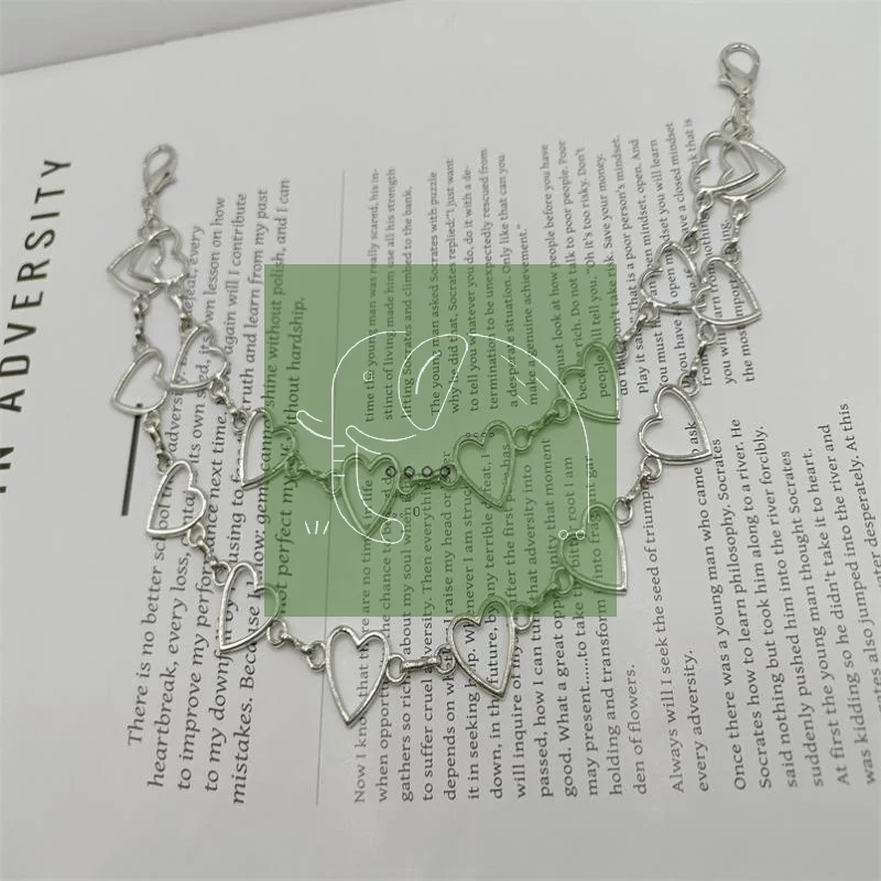 Bolso de hombro de piel sintética brillante negro para mujer, cadena con forma de corazón plateada, gran capacidad para viajes de fin de semana