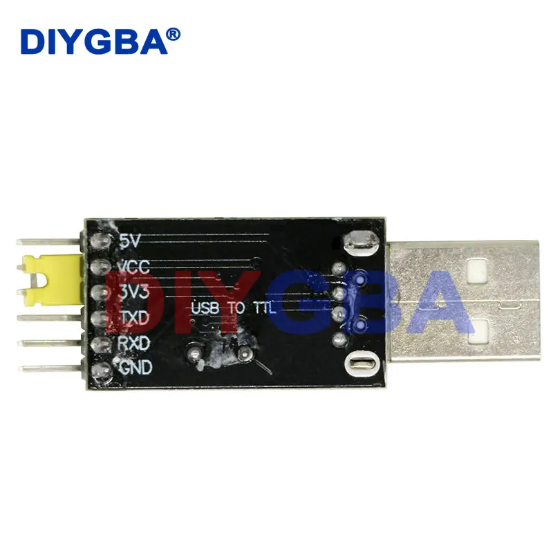 10pcs/lot USB to TTL converter UART module CH340G CH340 3.3V 5V switch