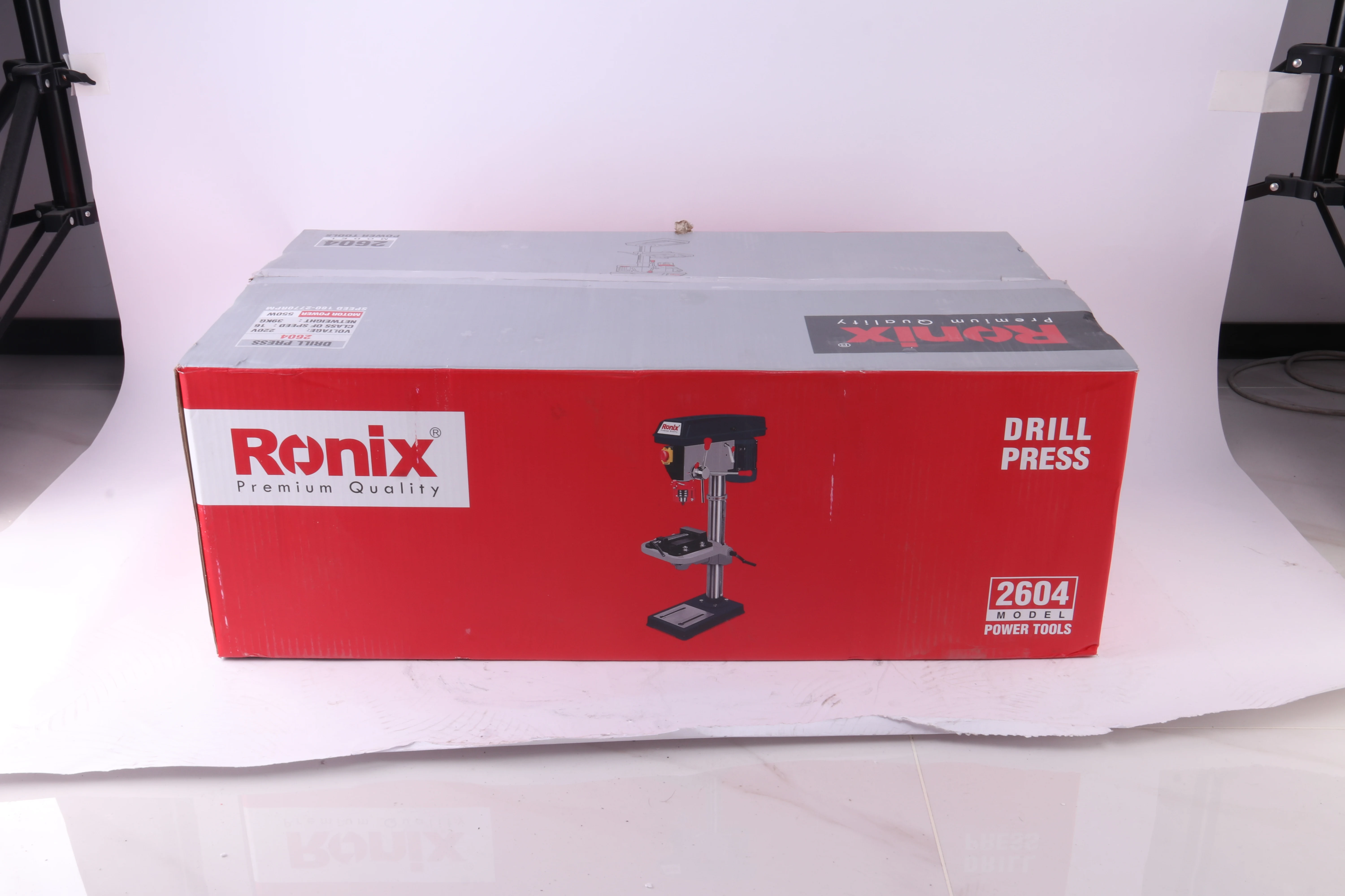 Ronix 2604 Drill Press 16mm 16 Speed Small Table Top Bench Mounted Mini Electric Industrial Drill Machine