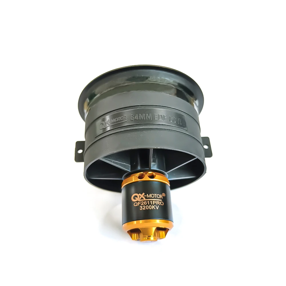 وحدة QX-MOTOR 64mm 5Blade EDF مع محرك QF2611PRO بدون فرشاة 40A 60A ESC لطائرة هليكوبتر RC بدون طيار