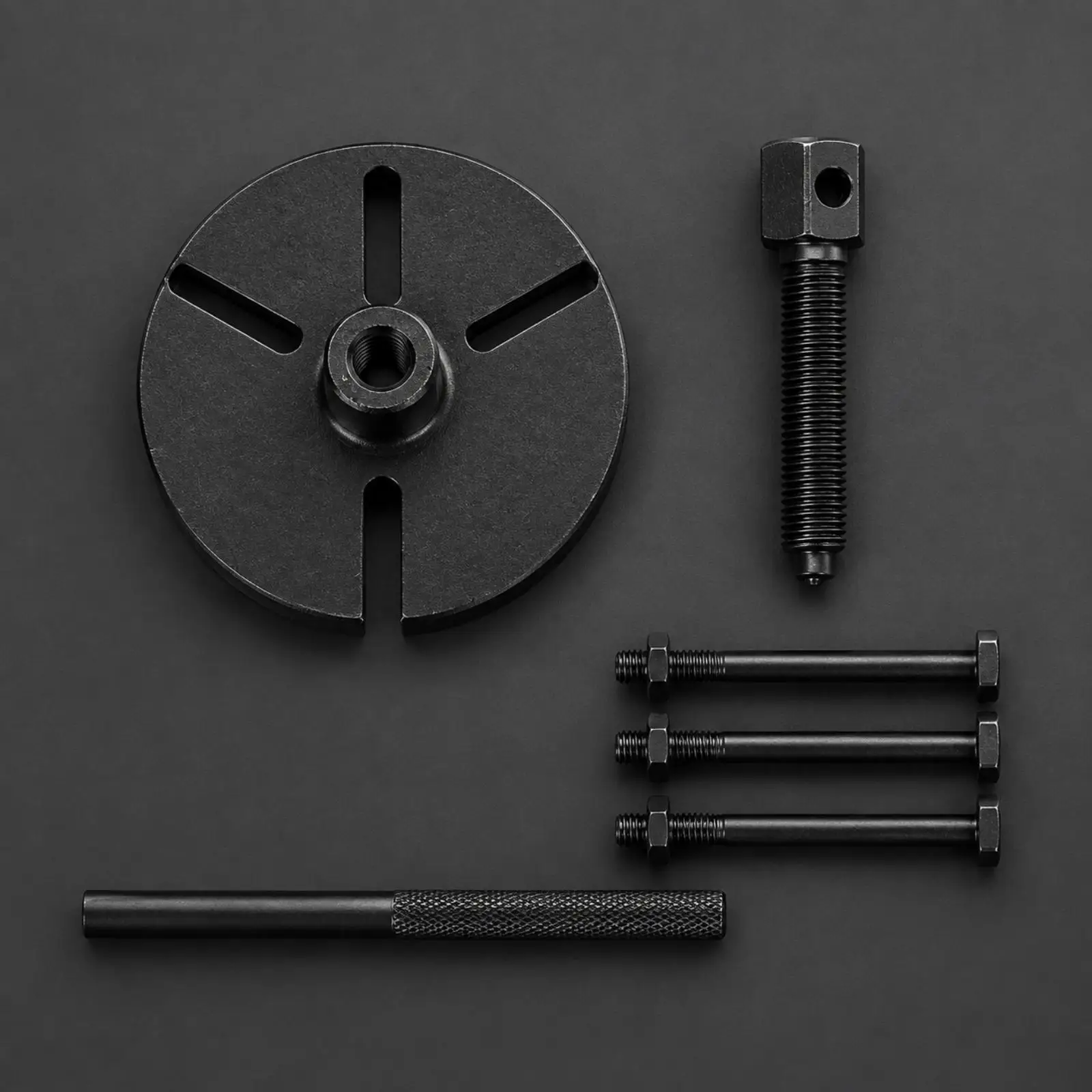 Metal Motorcycle Puller Tool with Radial Slots Threaded Spindle for T150 Yamaha Compatible Models