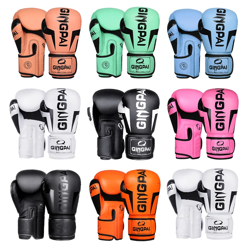 

6/8/10/12OZ Professional Boxing Gloves Adult Men and Women Adolescent Muay Thai MMA Gloves Children Gloves Sports Equipment