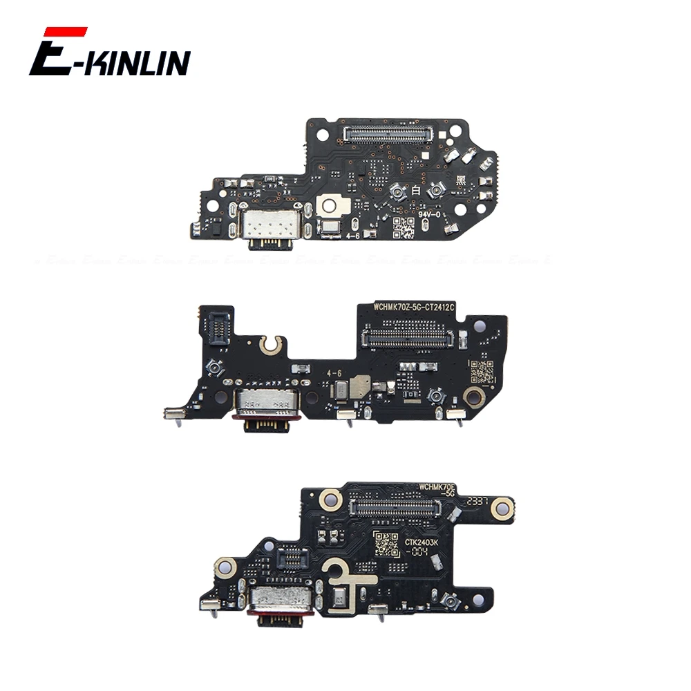 Power Charging Connector Plug Port Dock Board Flex Cable For Xiaomi Redmi K50 Gaming K50i K60 K60E K70 K70E Pro Ultra 5G