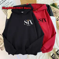 Six The Musical Letter Print Sweatshirts 2023 Woman Round Neck Long Sleeve Fashion Pullover Tops Vintage Casual Lady Sweatshirt