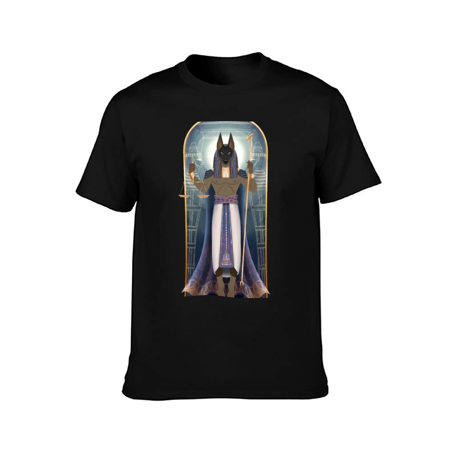 Egyptian god Anubis T-Shirt heavyweights new edition mens big and tall t shirts