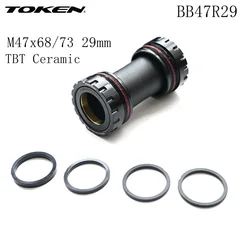 Bicycle BB Ceramic bearing bottom bracket T47 68 73mm  frame Token BB47R24 BB47R29 68mm 73mm 24mm 29mm TBT ceramic Bearings