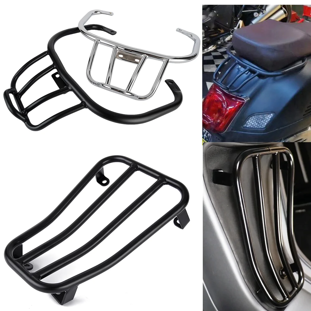 Für Vespa GTS 300 GTS 250 GTV 300 Hinten Gepäck Rack Halterung GTS 300 Vorne Hinten Halterung Hinten Gepäck Tasche Motorrad Gepäck Rack