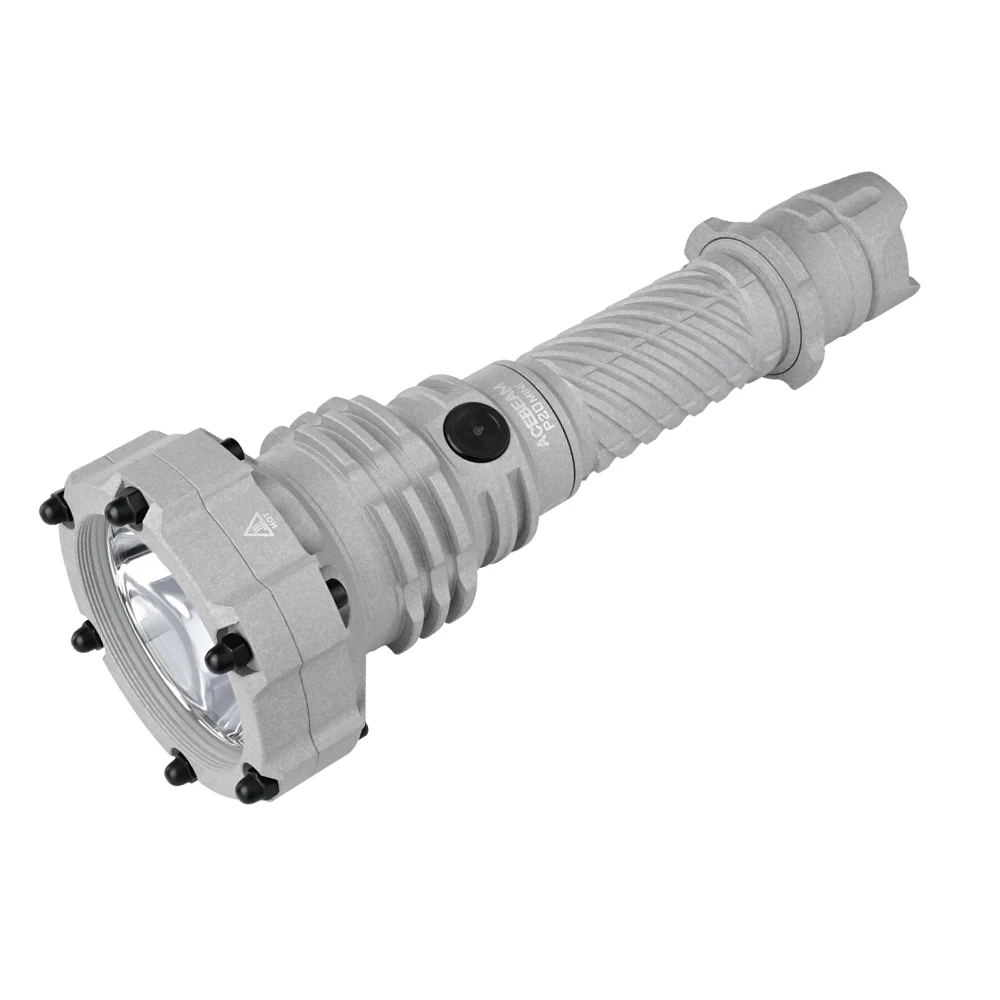 Linterna Táctica Profesional de Largo Alcance ACEBEAM P20 Mini, 4000 Lúmenes, 1035 Metros, Batería Recargable USB-C, SFT-60
