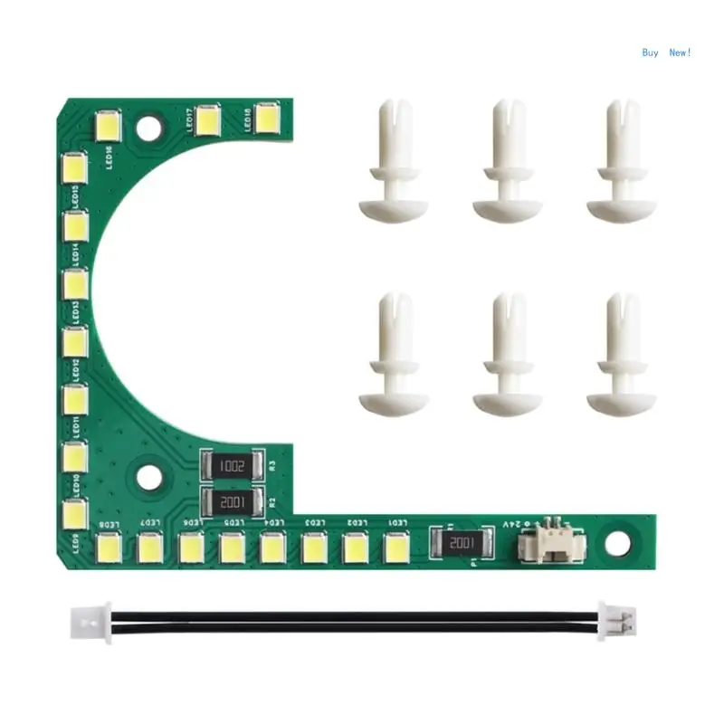 3D Print LED Light Panel Board Set High Brightness Lighting Board for SV07 Energy Saving, East Installation