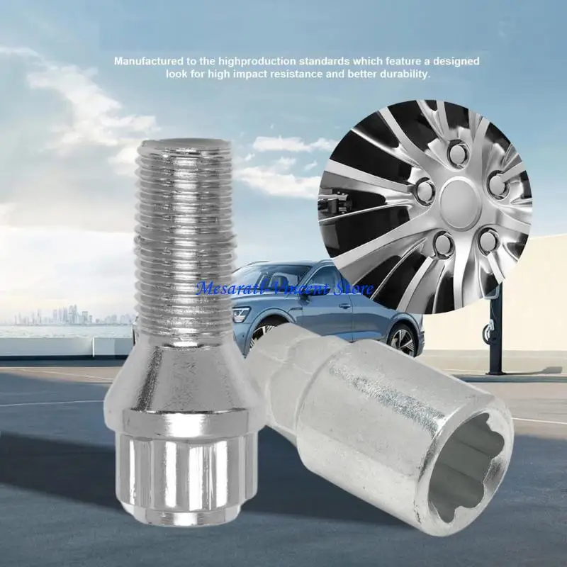 

A70F Easy To Install Wheel Security Locking Lug Corrosion Resistant Safe Driving