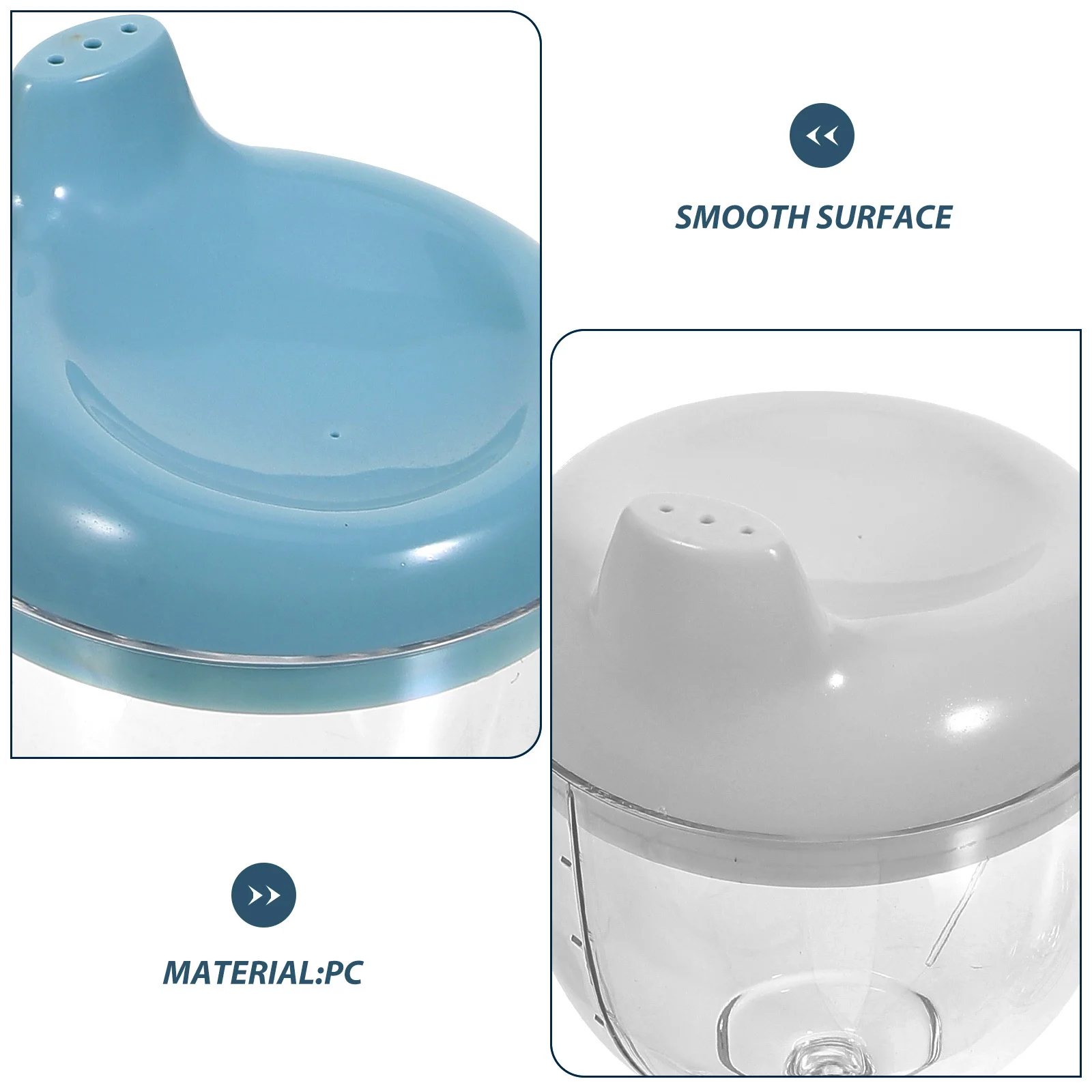 2 قطعة كوب تدريب للأطفال الصغار مادة قطعة متينة سهلة الإمساك مقاومة للانسكاب كوب شرب للأطفال كأس سيبي للأطفال أكواب شرب للأطفال