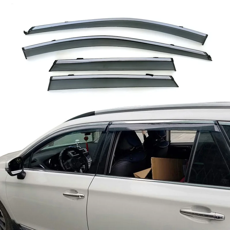 

Injection Door Window Visor For Subaru Outback 2015-2019 Window Rain Guards Weather Vent Deflectors Sun Shade
