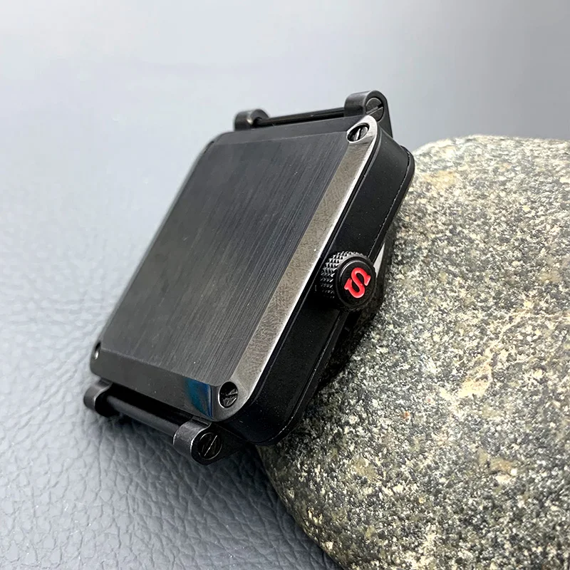 Mod 42mm NH35 NH36 Cassa per orologio quadrata Custodia con sigillo Cover posteriore 20ATM Orologio subacqueo da uomo impermeabile SKX007 SRPD Pilot Cockpit Case