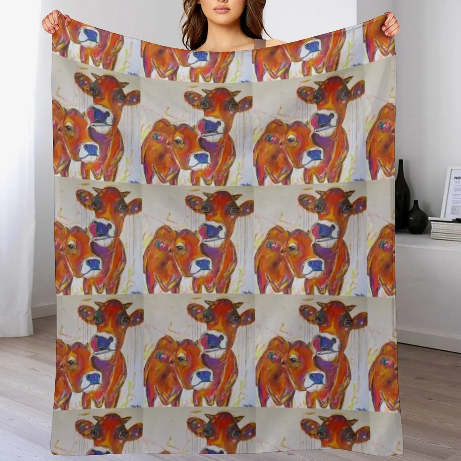 

Thelma and Louise Throw Blanket Cozy Light Blanket for Travel Camping Picnic