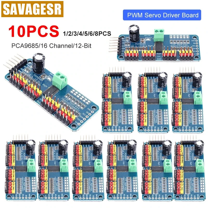 PCA9685 Pwm Servo M…